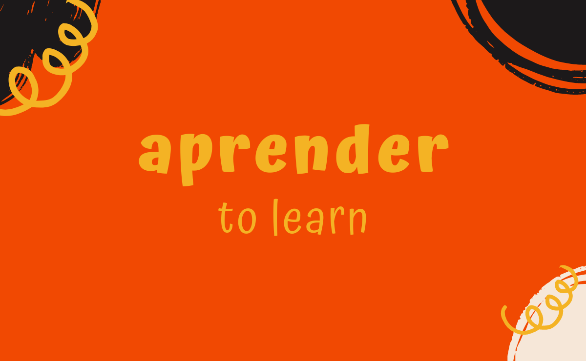 Aprender conjugation - to learn