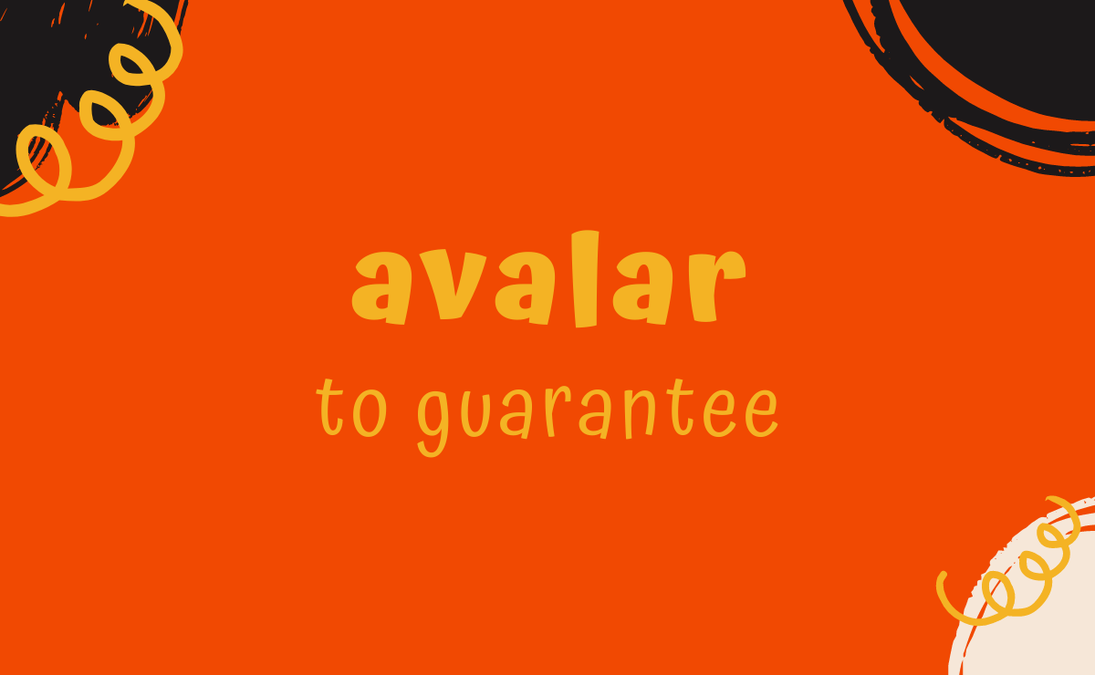 Avalar conjugation - to guarantee