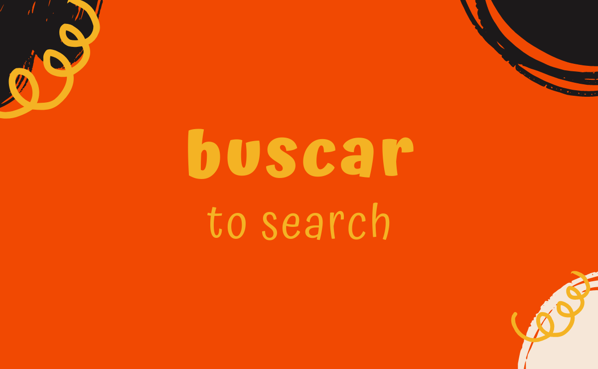 Buscar conjugation - to search