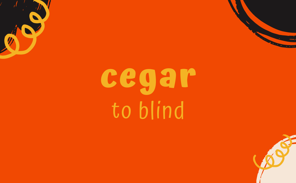 Cegar conjugation - to blind
