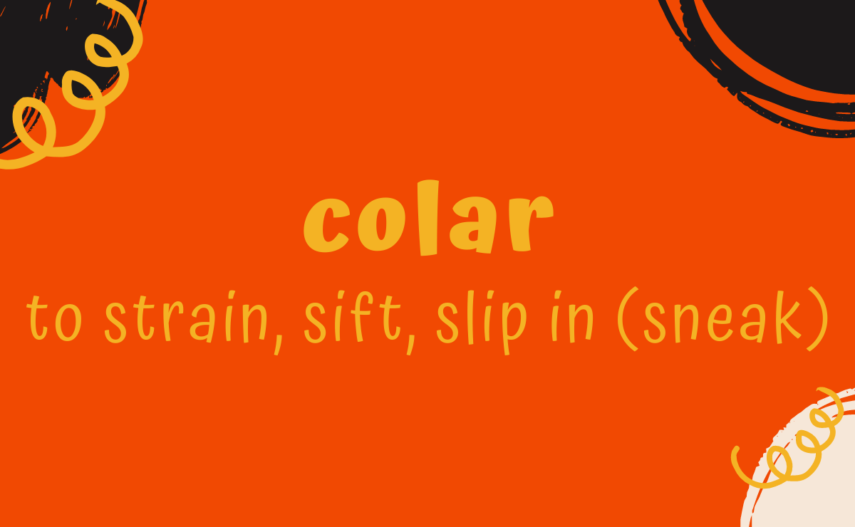 Colar conjugation - to strain