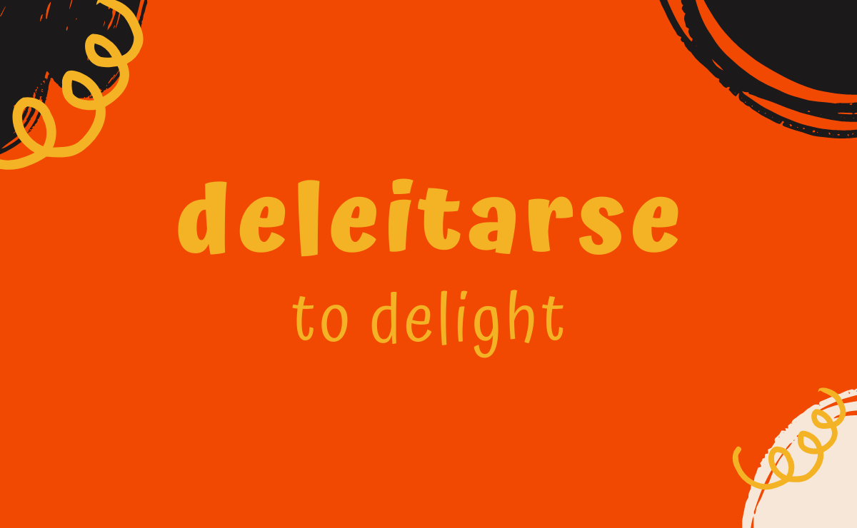 Deleitarse conjugation - to delight