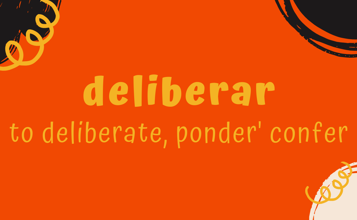 Deliberar conjugation - to deliberate