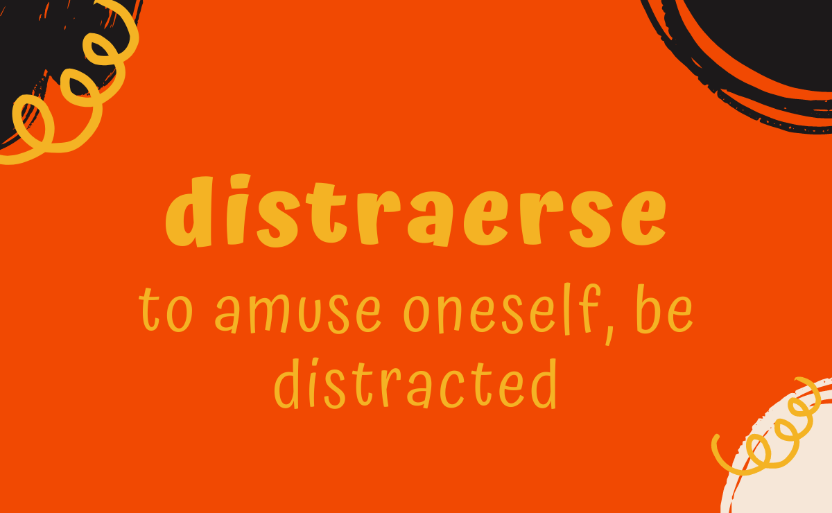 Distraerse conjugation - to amuse oneself