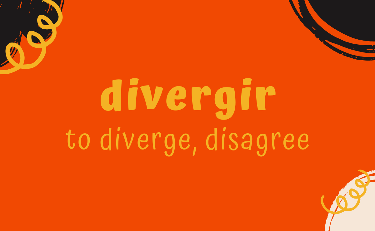 Divergir conjugation - to diverge